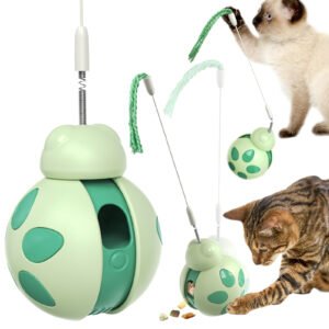 Beetle Glide  Cat Toy(Morandi green)