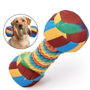 Candy dumbbell chewing toy