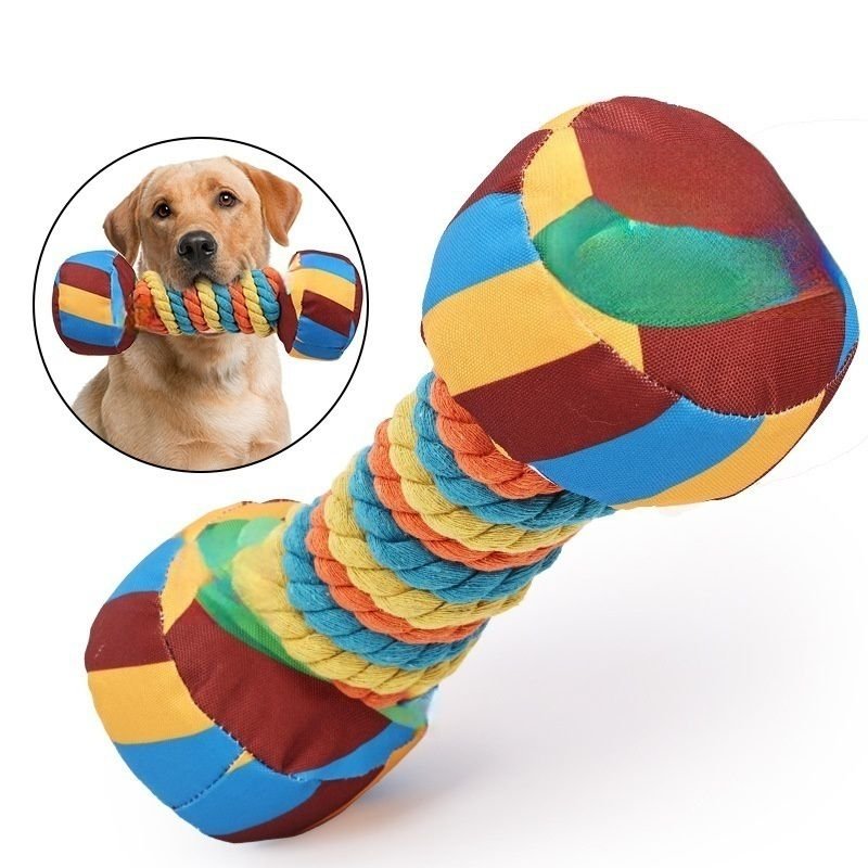 Candy dumbbell chewing toy