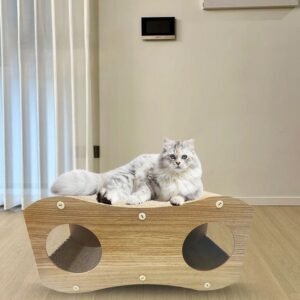 Tunnel cat scratcher